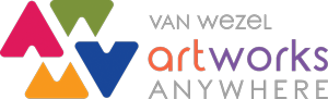 Van Wezel Artworks Anywhere logo